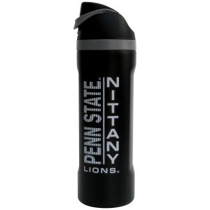black stainless steel water bottle Penn State Nittany Lions